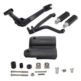 Harley Sportster S 1250 RH1250S Rear Passenger Footpeg Mount Kit Foot Peg Bracket Footrests Support Exhaust Pipe Guard Heat Shield Pedal Docking