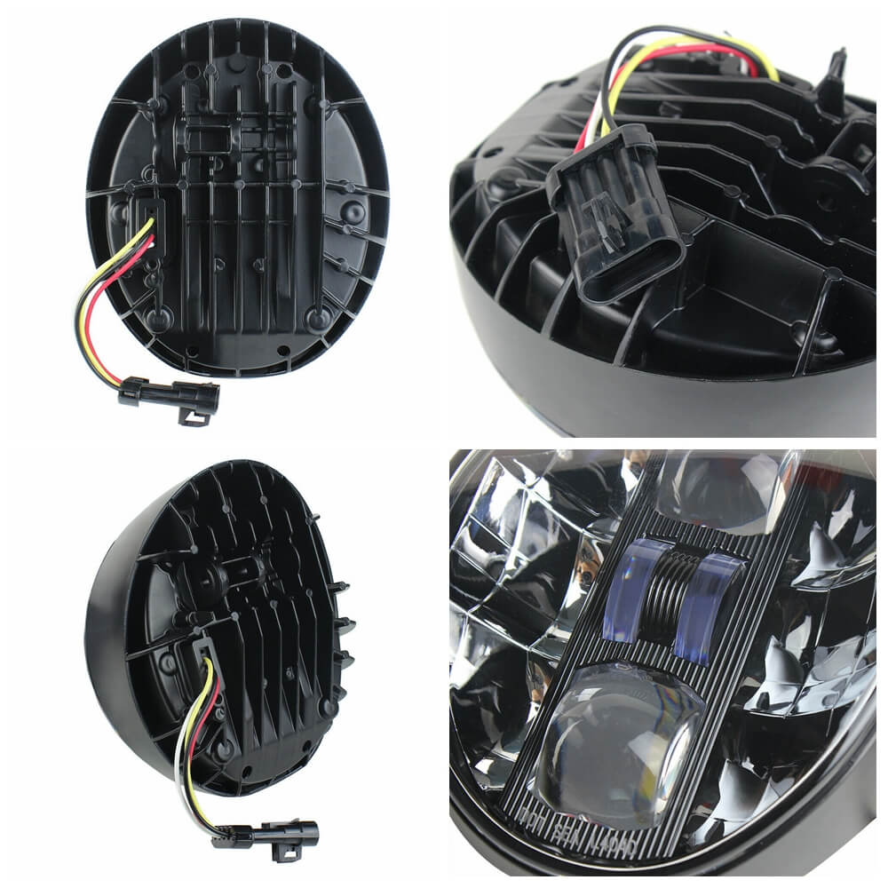 LED Headlight With White DRL Hi-Low Projector Headlamp for Harley Softail Breakout 114 FXBR FXBRS 2018-UP - pazoma