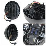 LED Headlight With White DRL Hi-Low Projector Headlamp for Harley Softail Breakout 114 FXBR FXBRS 2018-UP - pazoma