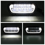 Harley FXDF Dyna Fat Bob 2008-2017 to M8 FXFB LED Headlight Projector Headlamp W/ Conversion Mount Extension Bracket Kit DRL - pazoma