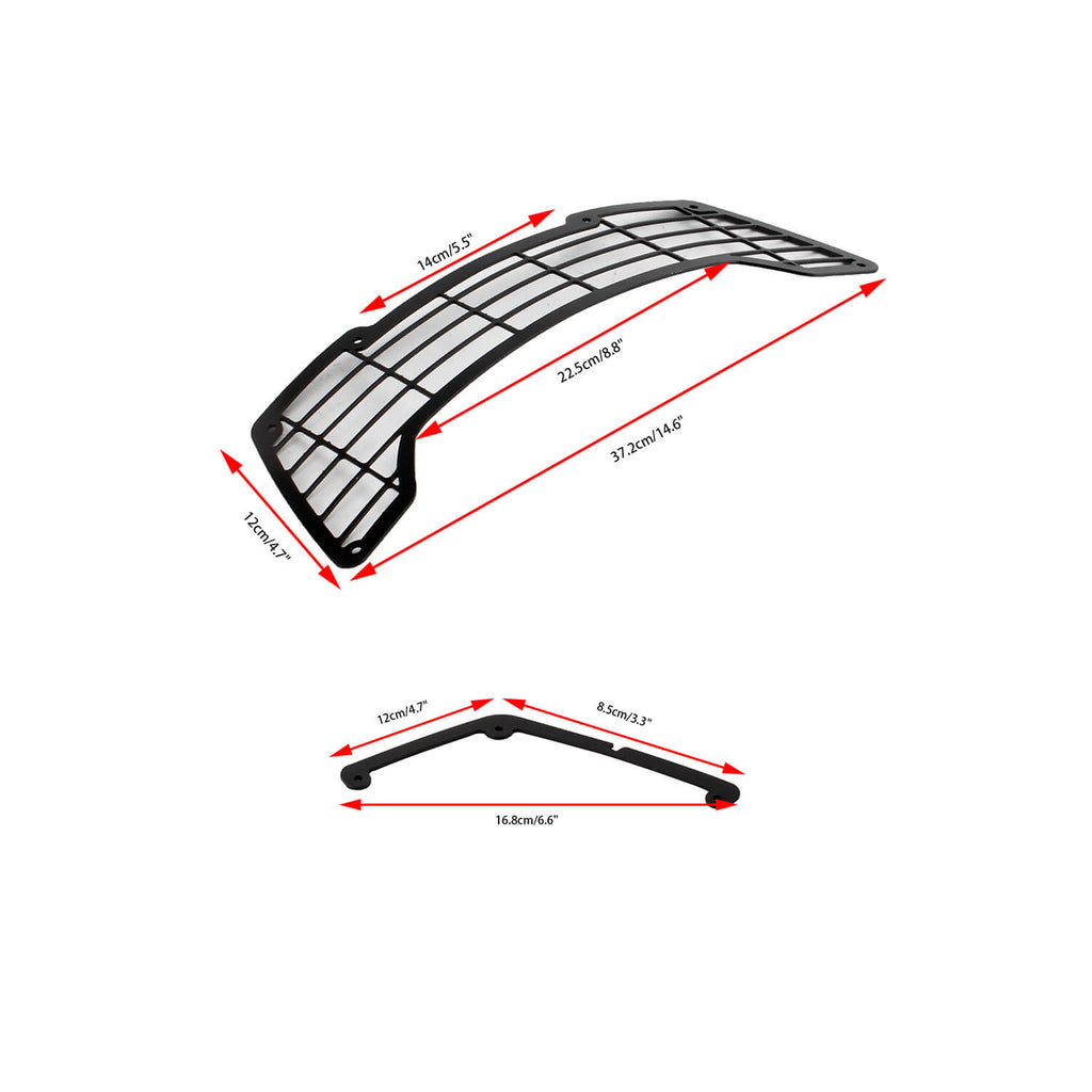 Headlight Guard Curved Protector Grille Mesh Cover Protection Grill For Harley Pan America 1250 ST RA1250ST Special CVO RA1250 RA1250S RA1250SE 21-25 - pazoma
