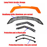2021-2025 Harley Pan America 1250 ST RA1250ST Special RA1250S CVO RA1250SE RA1250 Headlight Guard Protector Grille Mesh Cover Curved Protection Grill - pazoma