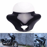 Headlight Batwing Fairing Windshield W/Mounting Hardware Kit For Harley FX Softail Dyna Street Bob Standard Sportster Indian Scout 1985-2025