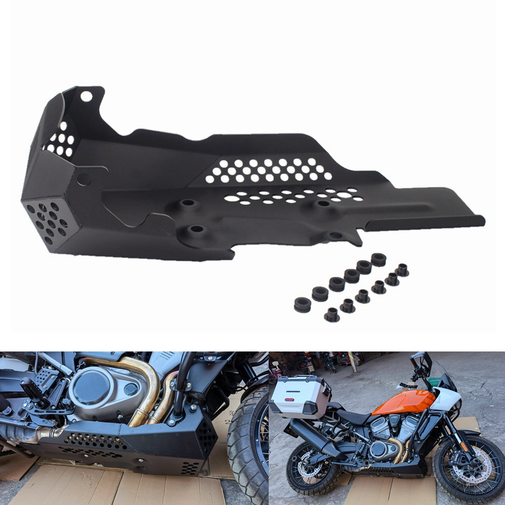Motorcycle Engine Skid Plate Guard Belly Pan Bash Plate Chassis Protection Cover For HD Pan America 1250 Special RA1250S RA1250 49000191 - pazoma