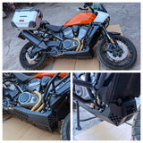 US Stock Harley Pan America 1250 Special RA1250S RA1250 Heavy-duty Aluminum Engine Skid Plate Belly Pan Bash Plate Chassis Protection Cover 2021-2023 - pazoma