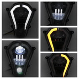LED Headlight Assembly With Angel Eyes DRL Turn Signal Light Replace Headlamp For KTM Duke 390 250 200 125 2011-2019 - pazoma