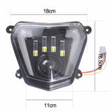 LED Headlight Assembly Headlamp With Day Running Light Angel Eyes DRL For KTM Duke 690 690R 2012-2019 - pazoma