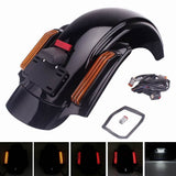 LED CVO Style Rear Fender System For Harley Davidson Touring Road Electra Glide FLHR FLHT FLHX 2014-2020 19 Models - pazoma