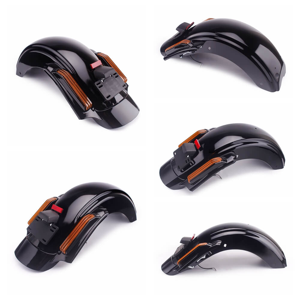 LED CVO Style Rear Fender System For Harley Davidson Touring Road Electra Glide FLHR FLHT FLHX 2014-2020 19 Models - pazoma