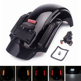 LED CVO Style Rear Fender System For Harley Davidson Touring Road Electra Glide FLHR FLHT FLHX 2014-2020 19 Models - pazoma