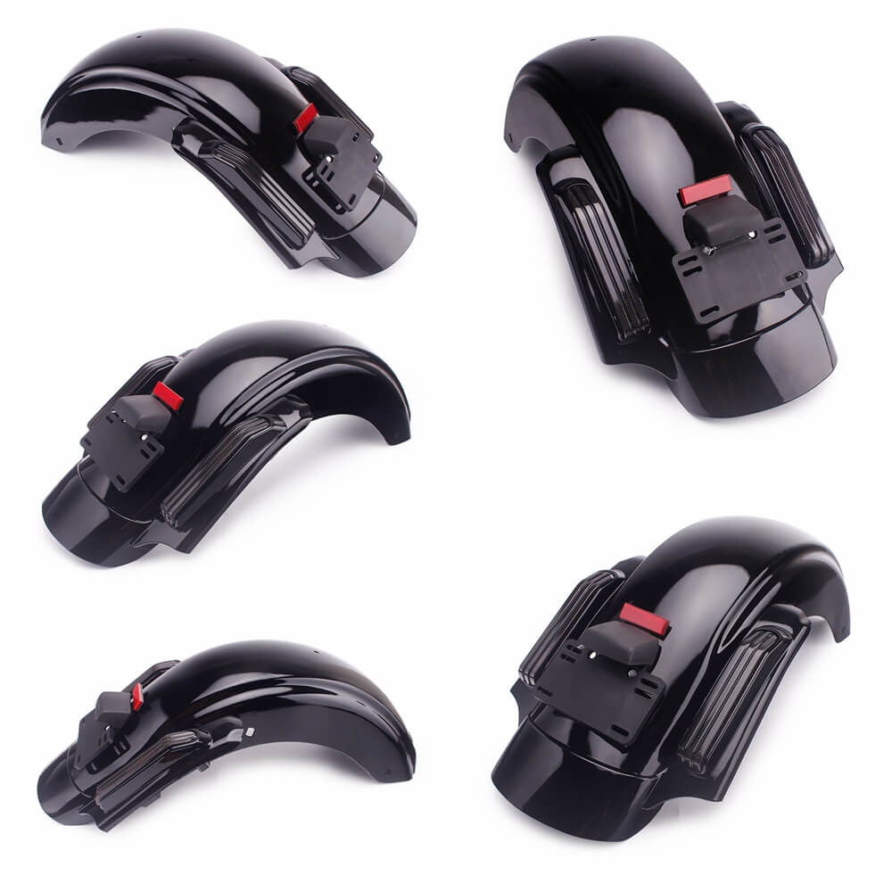 LED CVO Style Rear Fender System For Harley Davidson Touring Road Electra Glide FLHR FLHT FLHX 2014-2020 19 Models - pazoma