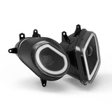 LED Headlight Headlamp Assembly with Daylight Running Light DRL for BMW S1000RR HP4 2009-2014 "plug & play" Brighter than stock - pazoma