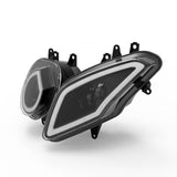 LED Headlight Headlamp Assembly with Daylight Running Light DRL for BMW S1000RR HP4 2009-2014 "plug & play" Brighter than stock - pazoma