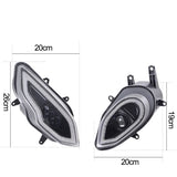 LED Headlight Headlamp Assembly with Daylight Running Light DRL for BMW S1000RR K46 2015-2018 "plug & play" Brighter than stock - pazoma