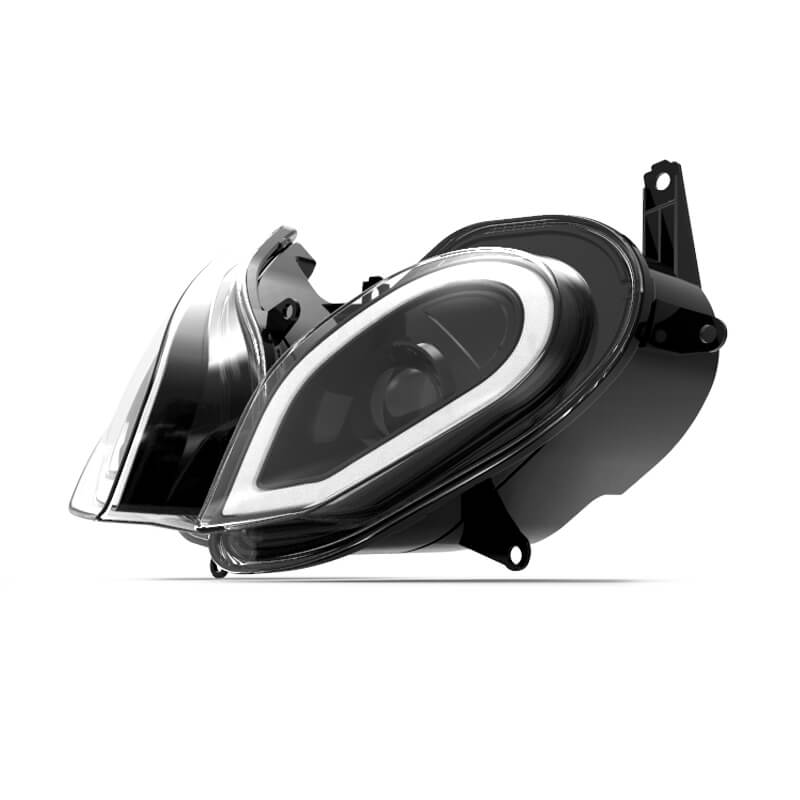 LED Headlight Headlamp Assembly with Daylight Running Light DRL for BMW S1000RR K46 2015-2018 "plug & play" Brighter than stock - pazoma