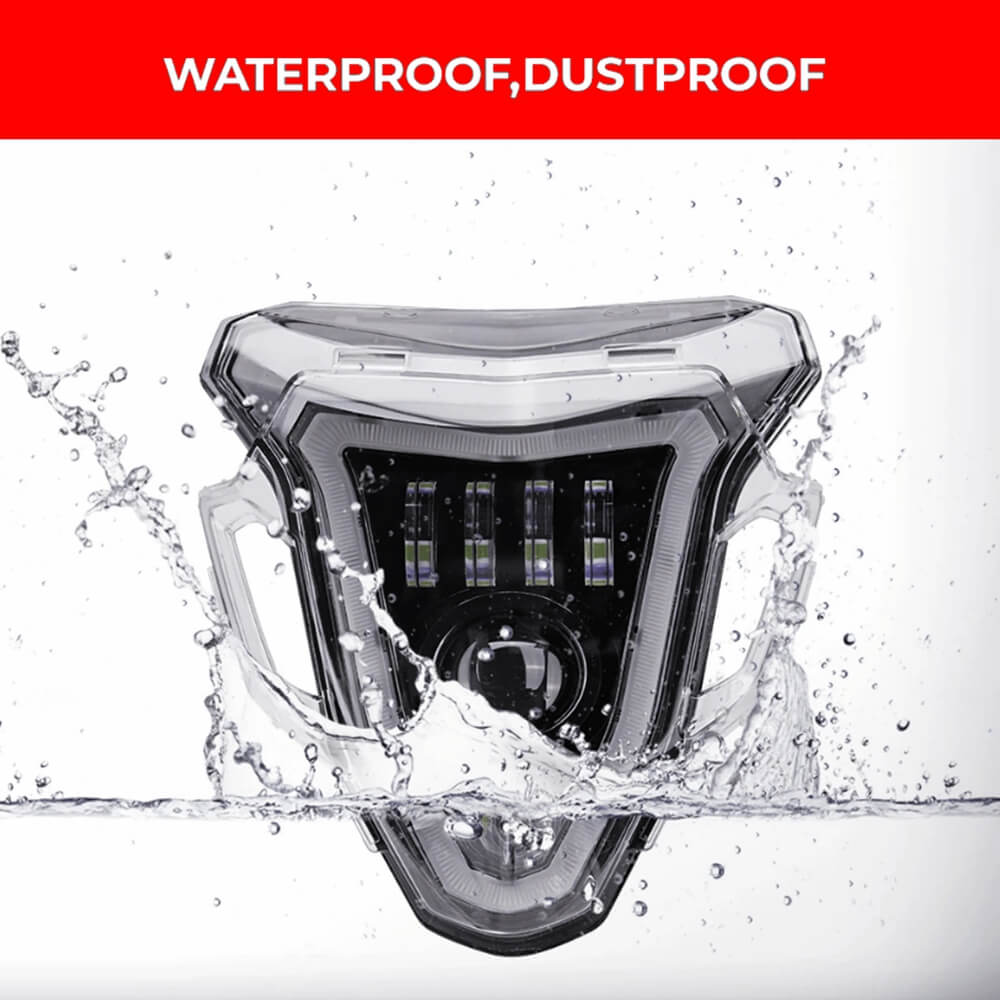 For BMW F800R F 800 R 2015-2020 LED Headlight Headlamp with Daylight Running Light DRL Assembly Kit 2017 2018 2019 (K73) - pazoma