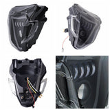 For BMW F800R F 800 R 2015-2020 LED Headlight Headlamp with Daylight Running Light DRL Assembly Kit 2017 2018 2019 (K73) - pazoma