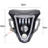 For BMW F800R F 800 R 2015-2020 LED Headlight Headlamp with Daylight Running Light DRL Assembly Kit 2017 2018 2019 (K73) - pazoma