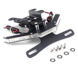 LED Tail Tidy Stealth Fender Eliminator Kit Integrated Turn Signals License Plate Holder Light Bracket For YAMAHA MT-07 FZ-07 2014-2021 - pazoma