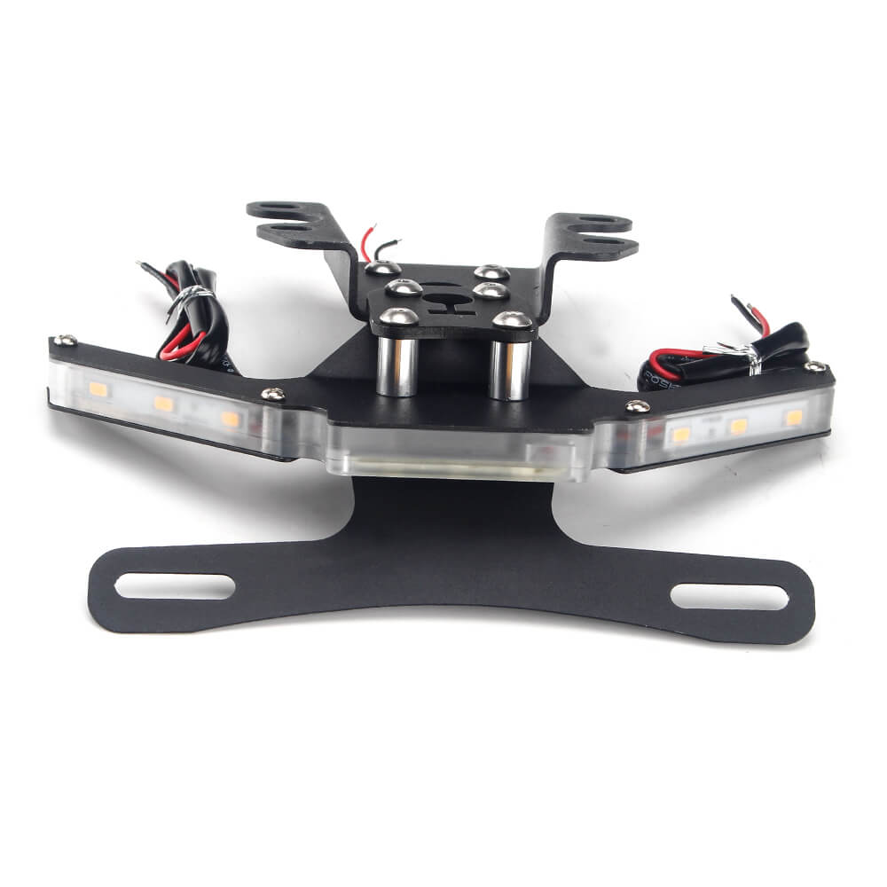 LED Tail Tidy Stealth Fender Eliminator Kit Integrated Turn Signals License Plate Holder Light Bracket For YAMAHA MT-07 FZ-07 2014-2021 - pazoma