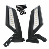 UTV Racing Side LED Turn Signal View Mirrors Adjustable Folding for Can-Am Maverick X3 & X3 Max XRS XDS Turbo R RR 2017-2024 - pazoma