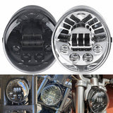 LED Ultra View Headlight Headlamp W/DRL For Harley V-Rod VRSCX VRSCA VRSCB Muscle VRSCF VRSCSE Night Rod Special VRSCDX Street Rod VRSCR 02-17