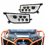 2014-2020 Polaris RZR 1000 XP Turbo RZR 900 General Conversion LED Headlights Kit Replacement Headlamp - pazoma