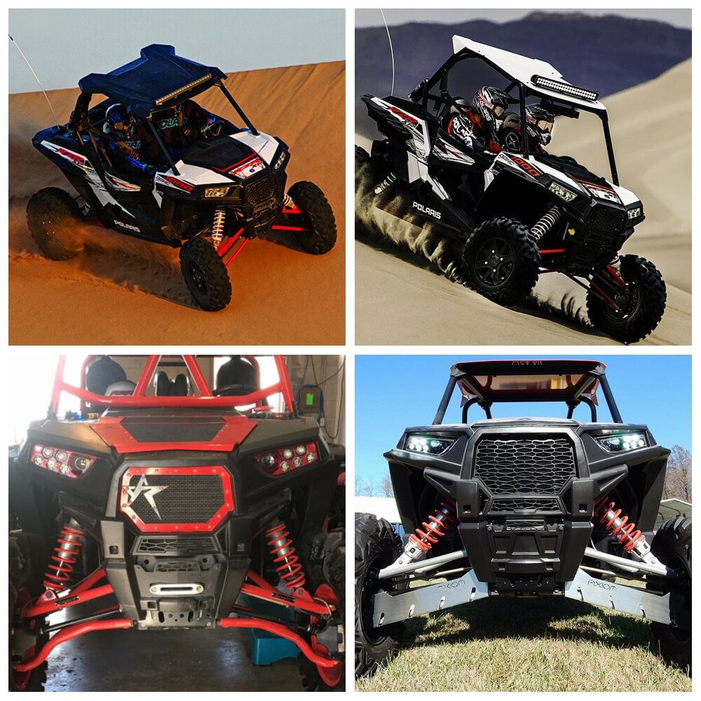 2014-2020 Polaris RZR 1000 XP Turbo RZR 900 General Conversion LED Headlights Kit Replacement Headlamp - pazoma