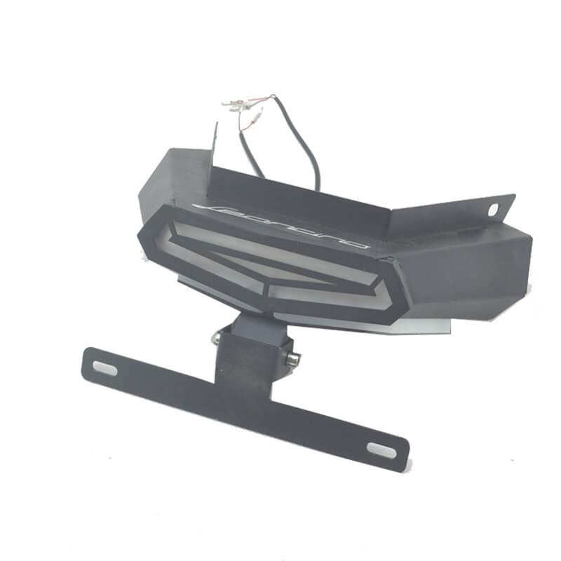 Benelli Leoncino 500 BJ500 LED Tail Tidy Stealth Fender Eliminator Kit Rear Tail Brake Light Turn Signal License Plate Light Bracket - pazoma