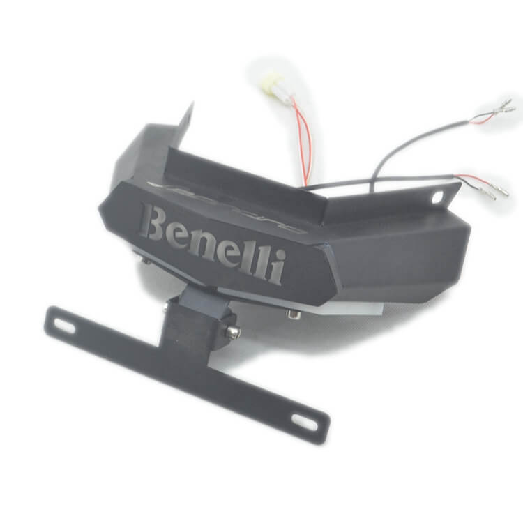 Benelli Leoncino 500 BJ500 LED Tail Tidy Stealth Fender Eliminator Kit Rear Tail Brake Light Turn Signal License Plate Light Bracket - pazoma