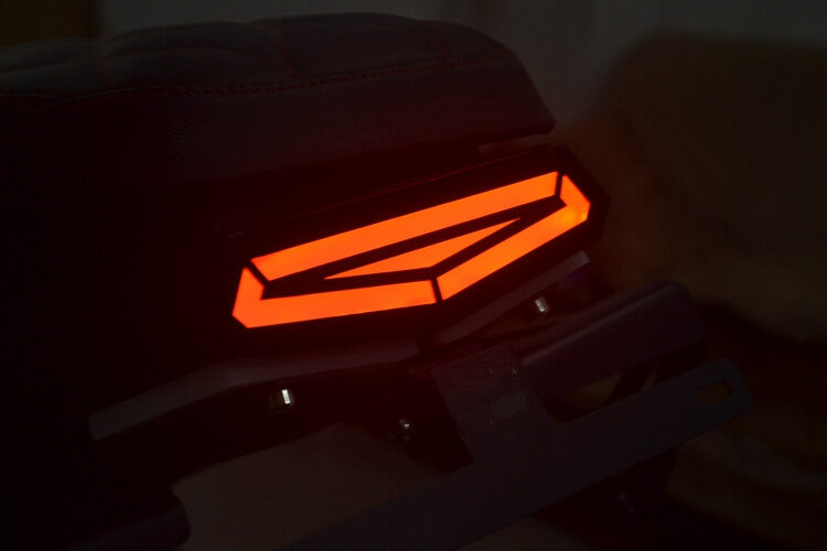 Benelli Leoncino 500 BJ500 LED Tail Tidy Stealth Fender Eliminator Kit Rear Tail Brake Light Turn Signal License Plate Light Bracket - pazoma