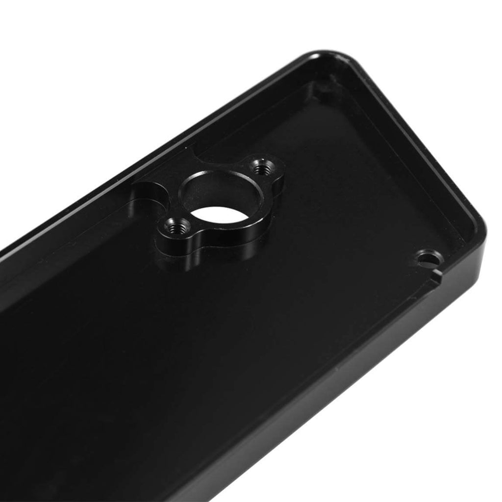 Black Anodized Billet Hard Deep Cut Saddlebag Bags Latch Cover for Harley-Davidson Touring Electra Road Street Glide 1993-2013 - pazoma