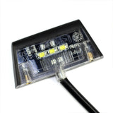 Universal Motorcycle Rear LED Number License Plate Light White Motorbike Scooter 12V Auxiliary Lamp Waterproof 1PC - pazoma
