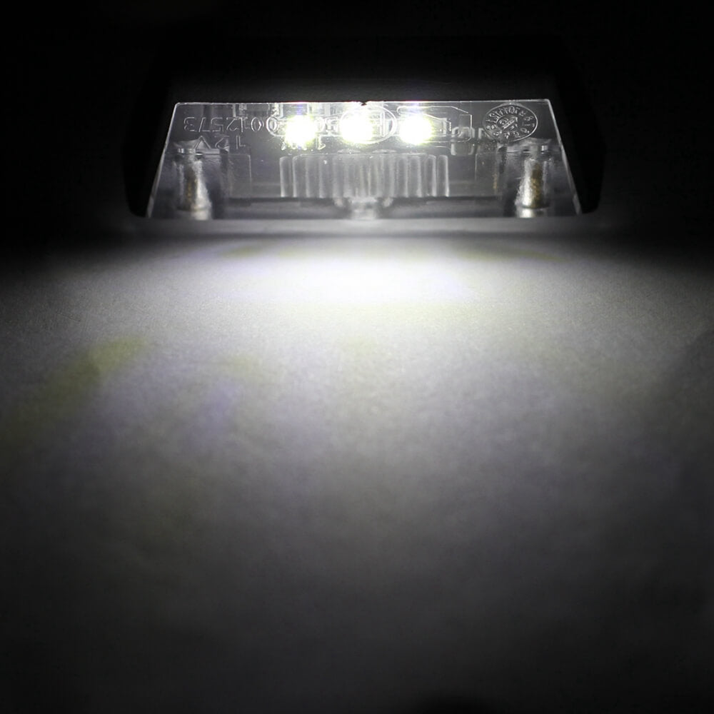 Universal Motorcycle Rear LED Number License Plate Light White Motorbike Scooter 12V Auxiliary Lamp Waterproof 1PC - pazoma