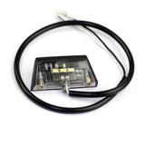 Universal Motorcycle Rear LED Number License Plate Light White Motorbike Scooter 12V Auxiliary Lamp Waterproof 1PC - pazoma