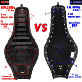 Front Driver & Rear Passenger LS Seat For Harley M8 Softail Street Bob Standard Slim FLDE FLHC FLHCS FLSL FXBB FXBBS FXST 2018-2024 - pazoma