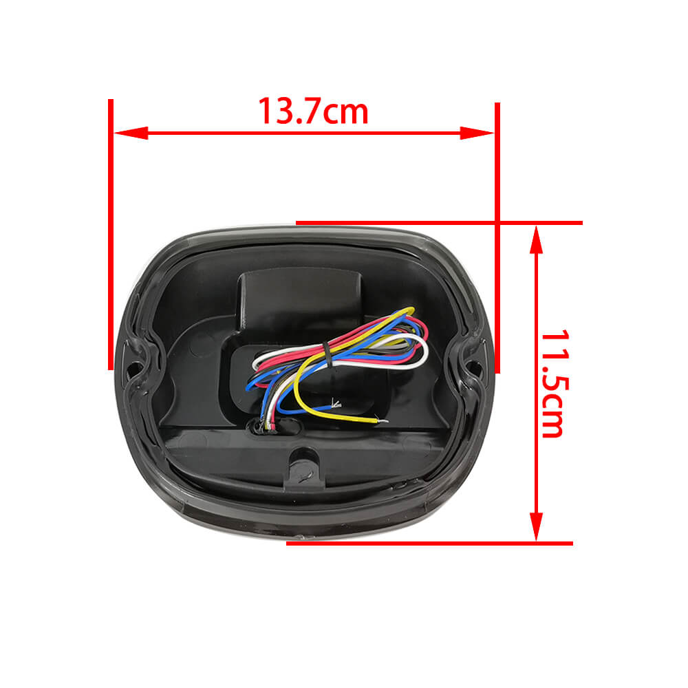 LED Tail Brake Stop Rear Turn Indicator Signal Light Lamp Taillight For Harley Softail Dyna FXDL Sportster XL FLST flasher CSV 1991-2020 - pazoma