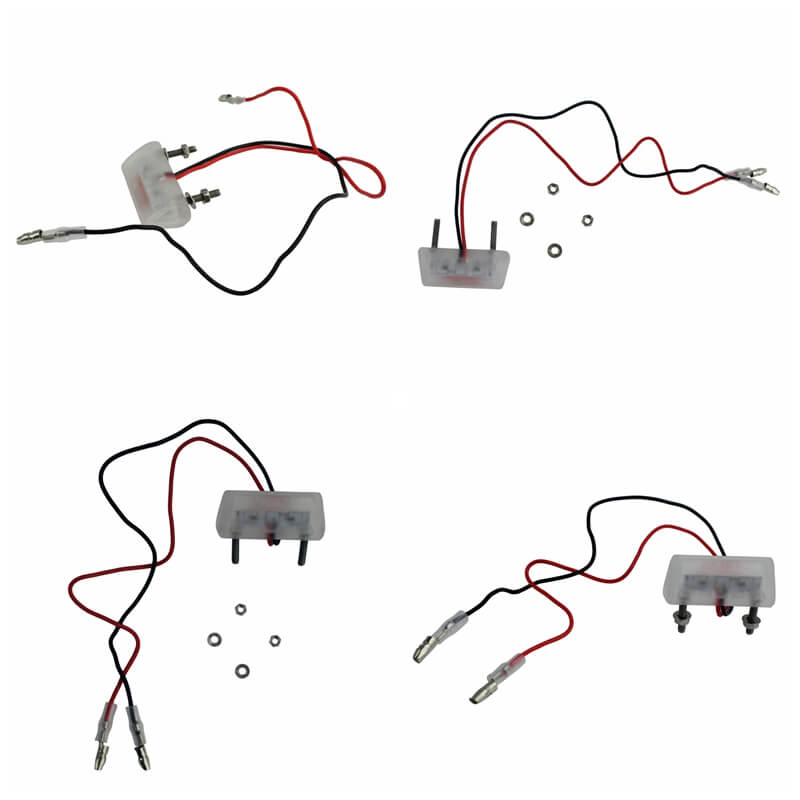 12V Universal Motorcycle License Plate White LED light Waterproof Motorcycle License Light Lamp Trailer Step Lamp - pazoma