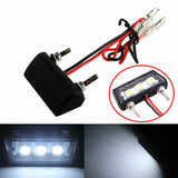 12V Universal Motorcycle License Plate White LED light Waterproof Motorcycle License Light Lamp Trailer Step Lamp - pazoma