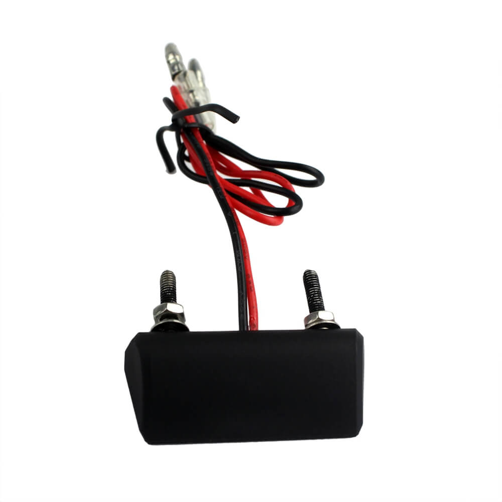 Universal Motorcycle LED License Number Plate Light White LED Water Drop Style Dirt Bike Motocross Quads ATV UTV Scooters - pazoma