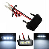 Universal Motorcycle LED License Number Plate Light White LED Water Drop Style Dirt Bike Motocross Quads ATV UTV Scooters - pazoma