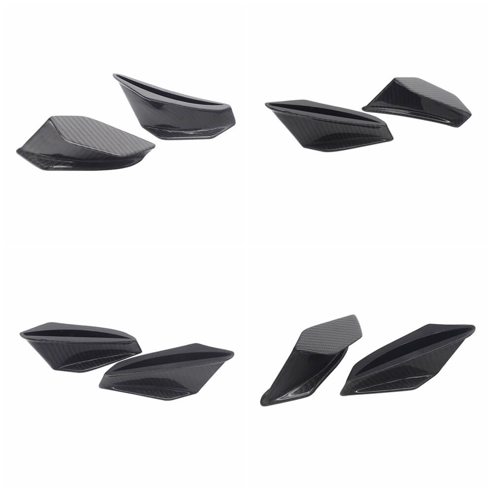GP Style Winglet Carbon Fiber Kevlar Motor Model Aerodynamic Broken Wind Wing Fairing Protector Cover Honda Yamaha Suzuki KAWASAKI Ducati BMW - pazoma