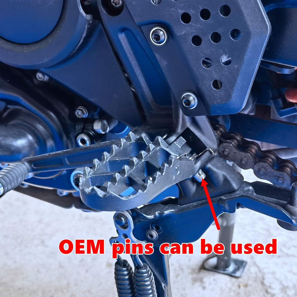 Motocross MX Style Steel Rider Footpegs Footrest Pegs For Harley Pan America 1250 ST Special RA1250 RA1250S RA1250SE CVO 2021-2025 - pazoma