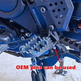 Motocross MX Style Steel Rider Footpegs Footrest Pegs For Harley Pan America 1250 ST Special RA1250 RA1250S RA1250SE CVO 2021-2025 - pazoma