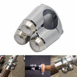 Aluminum Alloy CNC Motorcycle Switches 3-Button Control Momentary 1 Inch 25.4mm Handlebar M-Switch Start Kill Horn Reset Button Microswitch - pazoma