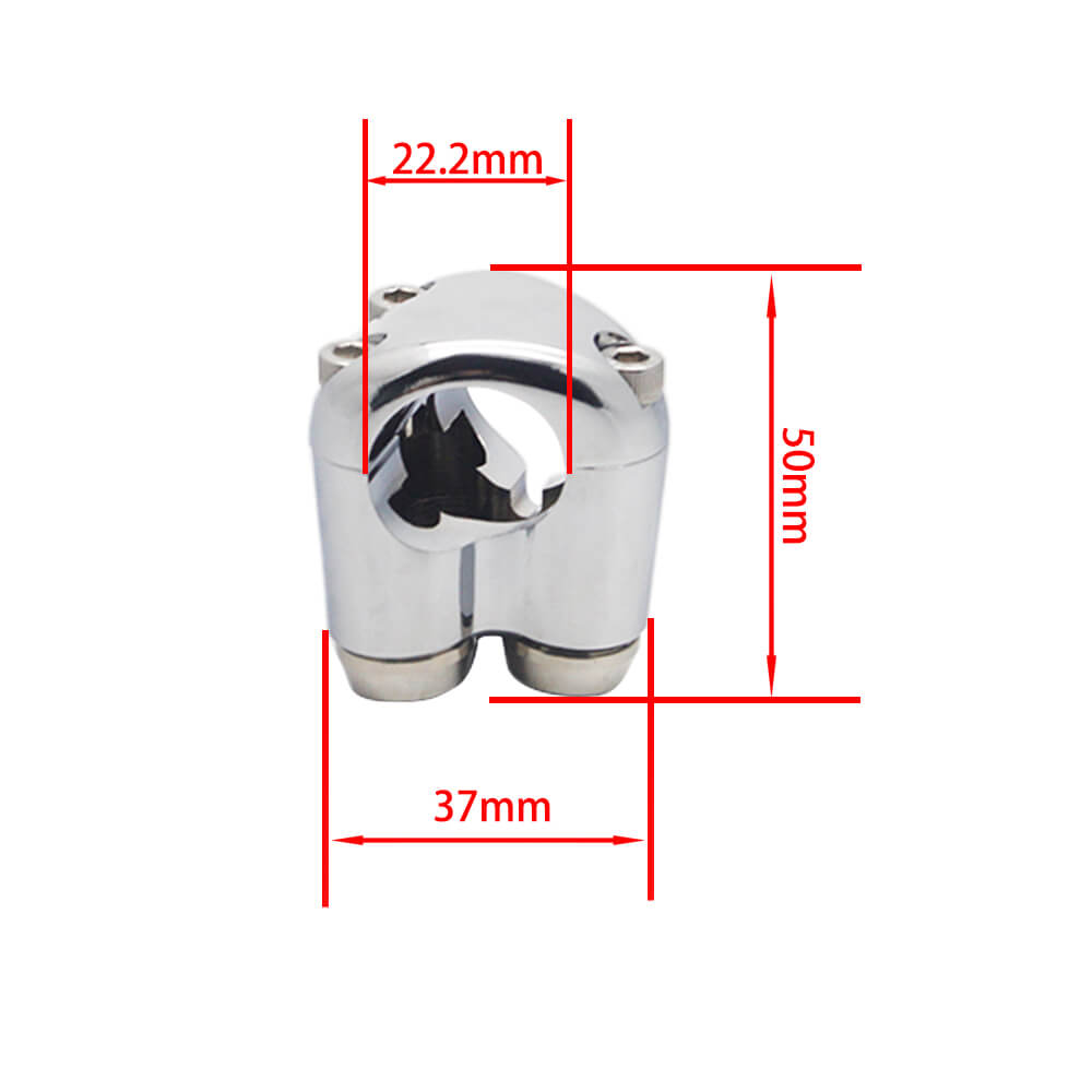 Universal CNC Triple Micro Switch Button Housing - 22mm 7/8-inch Handlebar 3-Button Control Momentary M-Switch Kit Cafe Racer - pazoma