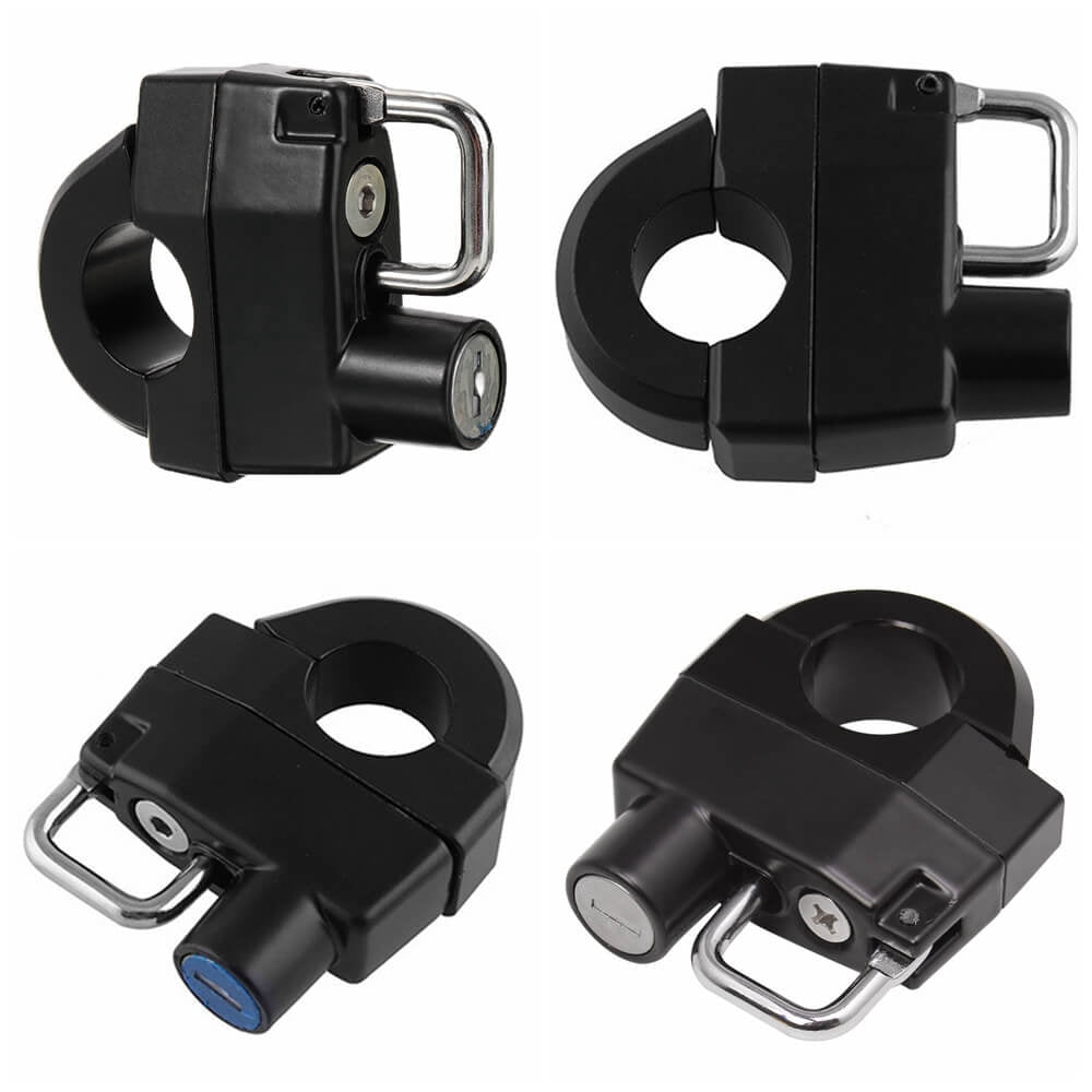 Motorcycle 25mm Handlebars Helmet Lock For HARLEY-DAVIDSON XL 883 1200 - pazoma