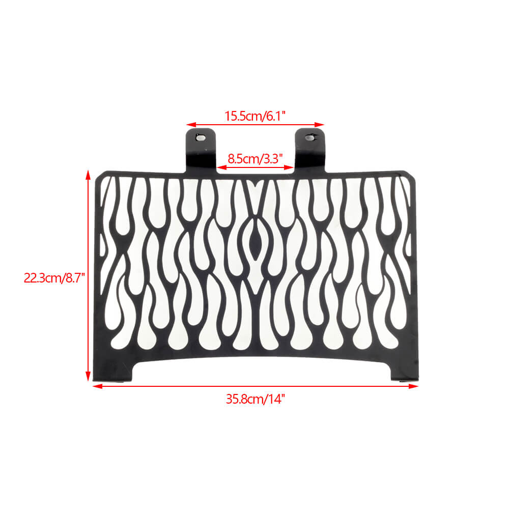 Motorcycle Flame Design Radiator Guard Protector Grille Grill Cover For Harley Pan America 1250 Special RA1250S RA1250 RA1250SE CVO 2021-2024 - pazoma