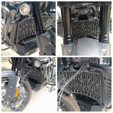 Motorcycle Flame Design Radiator Guard Protector Grille Grill Cover For Harley Pan America 1250 Special RA1250S RA1250 RA1250SE CVO 2021-2024 - pazoma