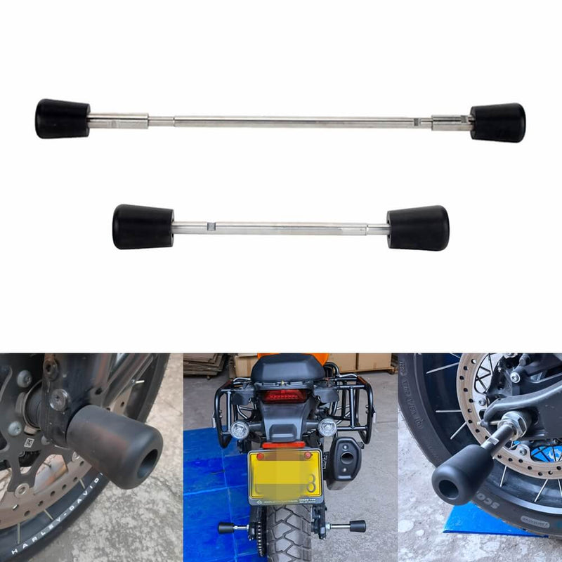 Front Rear Wheel Protection Fork Axle Slider Crash Frame Protector For Harley Pan America 1250 ST RA1250ST Special CVO RA1250 S SE 21-2025 - pazoma